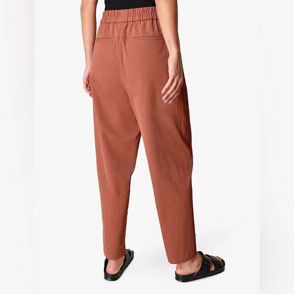 SWEATY BETTY Blake High-Rise Twill Trousers Pull On Athleisure Gym Drawstring L - Picture 4 of 15